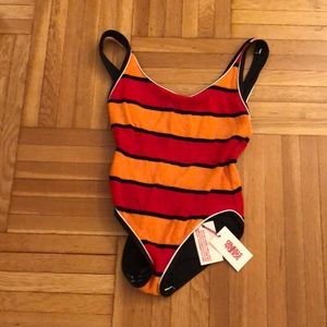 Solid & Striped Anne Marie Terry Cloth Swimsuit